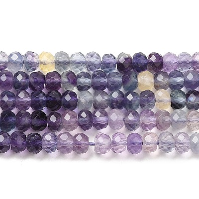 Natural Fluorite Beads Strands G-E608-C10-B-1