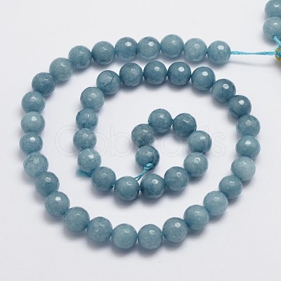 Natural Malaysia Jade Bead Strands G-A147-8mm-A01-1