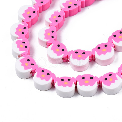 Handmade Polymer Clay Beads Strands CLAY-T020-06-1