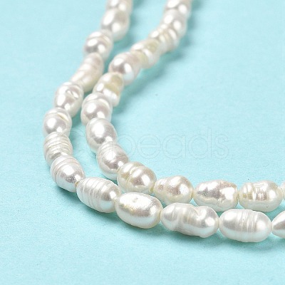 Natural Cultured Freshwater Pearl Beads Strands PEAR-E016-151-1