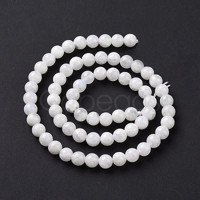 Natural Rainbow Moonstone Beads Strands G-I249-B04-01-1