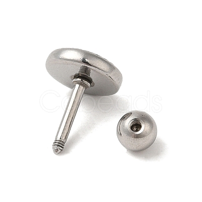 304 Stainless Steel Stud Earrings EJEW-K260-01AS-1