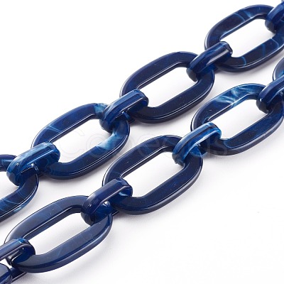 Handmade Acrylic Cable Chains AJEW-JB00956-1