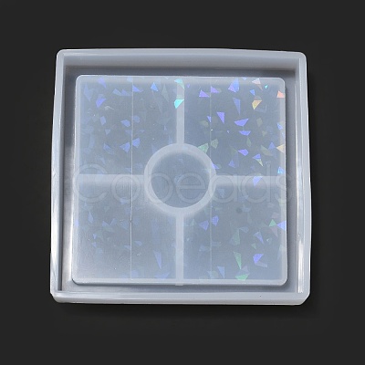 Silicone Laser Effect Cup Mat Molds DIY-C061-03B-1