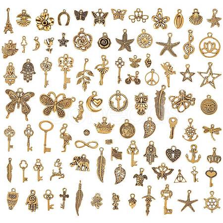 97Pcs Alloy Pendants JX214A-1