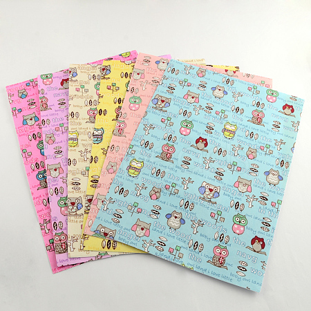 Self Adhesive DIY Cloth Picture Stickers DIY-Q002-04-1