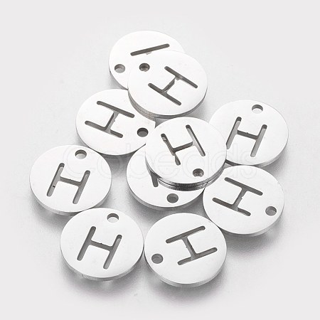 Non-Tarnish 201 Stainless Steel Charms STAS-Q201-T051-H-1