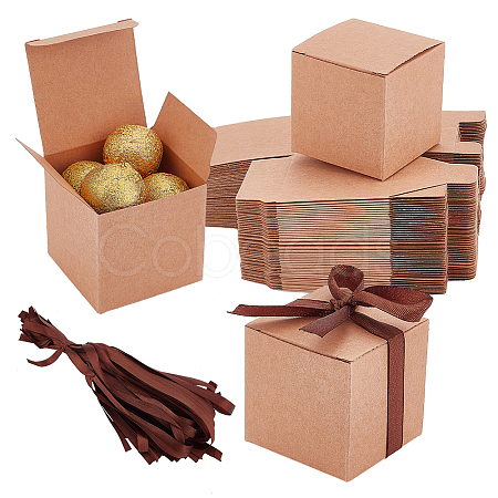 Square Folding Cardboard Paper Candy Gift Box CON-WH0094-14A-1
