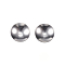 Tarnish Resistant 201 Stainless Steel Bead Caps, Round, Stainless Steel Color, 6x1.2mm, Hole: 0.5mm