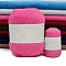 Hand-Woven Cashmere 3 Shares  Yarn, for Garments Scarves Sweater Shawl Hats, Hot Pink, 75g/skein