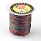 Round Metallic Thread, Embroidery Thread, 6-Ply, Colorful, 0.6mm, about 87.48 yards(80m)/roll