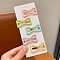 5Pcs 5 Colors Alloy Snap Hair Clips for Girl, Bowknot, 100x80mm, 1Pc/colors