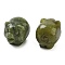 Natural Southern Jade Carved Figurines, for Home Office Desktop Decoration, Pig, 17~19x23~24.5x19.5~21mm