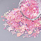 Ornament Accessories, PVC Plastic Paillette/Sequins Beads, Mixed Shapes, Deep Pink, 1~8.5x1~8.5x0.3~0.7mm