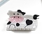 Animals PVC Claw Hair Clips, Hair Accessories for Women Girls, Cattle, 90mm