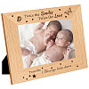 Natural Wood Photo Frames DIY-WH0247-012-1