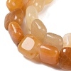 Natural Topaz Jade Beads Strands G-M435-A10-01-4