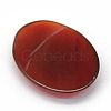 Oval Dyed Natural Striped Agate/Banded Agate Cabochons G-R349-30x40-10-3