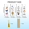 GLOBLELAND 4 Sets Acrylic Bookmark Pendants for Teachers' Day DIY-GL0004-27C-3