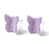 Hypoallergenic Bioceramics Zirconia Ceramic Butterfly Stud Earrings EJEW-C065-01B-3