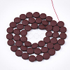 Spray Painted Non-magnetic Synthetic Hematite Beads Strands G-T116-02-21-2