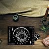 Printed Wood Pendulum Dowsing Divination Board Set DJEW-WH0324-063-6