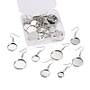 Iron Earring Hooks IFIN-CJ0001-33-5