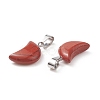 Natural Red Jasper Pendants G-Q369-18-3