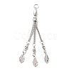 Tibetan Style Alloy Curb Chain Tassel Big Pendants FIND-I025-01F-1