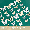 SUPERFINDINGS 60Pcs 6 Style Brass Charms KK-FH0002-97-3