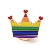 Pride Rainbow Theme Enamel Pins JEWB-G031-01N-1
