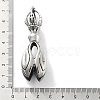 304 Stainless Steel Big Pendants STAS-Z098-01AS-3