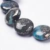 Natural Pyrite Beads Strands G-K181-C02-3