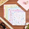 24 Sheets 12 Styles Flower Scrapbook Paper Pads DIY-WH0304-989B-4