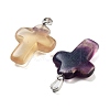 Natural Fluorite Pendants G-A231-02H-2