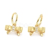 Brass Micro Pave Clear Cubic Zirconia Charms ZIRC-L091-083G-2