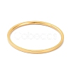 1mm Polished Plain Dome Finger Ring for Girl Women RJEW-C012-02G-G-1