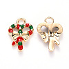 Alloy Enamel Pendants X-ENAM-S121-112-1