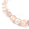 Natural Cultured Freshwater Pearl Beaded Bracelets for Women BJEW-JB07724-02-4