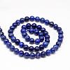 Natural Lapis Lazuli Round Beads Strands G-I181-10-4mm-2