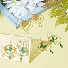  ® DIY Glass Butterfly & Horse Eyes Earring Making Kits DIY-PH0010-65-4