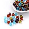 Mixed Color Round Glass Beads X-GR8mm-1