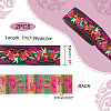Ethnic Style Polyester Ribbons OCOR-WH0079-65A-2