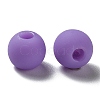 Frosted Opaque Acrylic Beads OACR-P019-01A-04-3