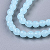 Imitation Jade Glass Beads Strands GLAA-N045-002-B02-6