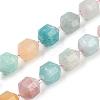 Natural Amazonite & Kunzite & Aventurine Beads Strands G-O201B-149H-2