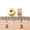 Rack Plating Brass Pave Cubic Zirconia Beads KK-K346-32G-01-3