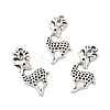 Tibetan Style Alloy Pendant Rhinestone Settings TIBE-B001-38AS-3