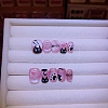 Plastic Nail Art Stickers PW-WG506BC-02-2