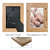 Natural Wood Photo Frames DIY-WH0247-012-2